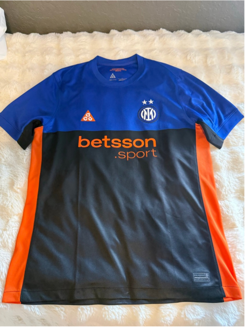 NWT, Nike x Inter Milan 2026 ACG fourth jersey, Men’s size large